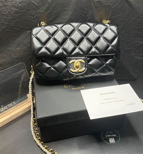 chanel complimentary gift bag|Chanel gift bags for sale.